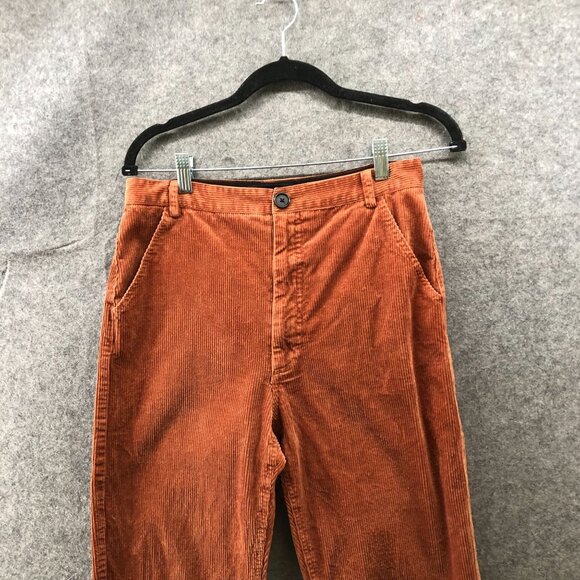 Rachel Comey Pseudo Corduroy Pant Womens 6 Chestnut Tan Brown High Rise Straight - Picture 3 of 12